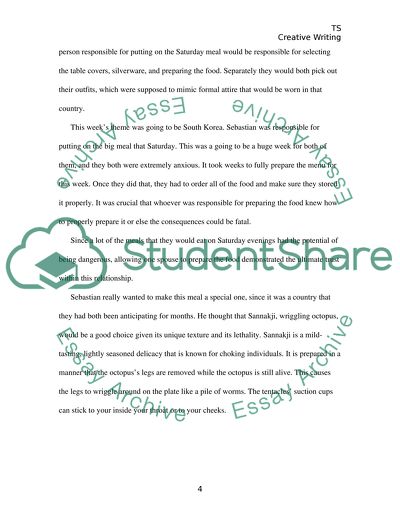 Creative Writing - Appetites