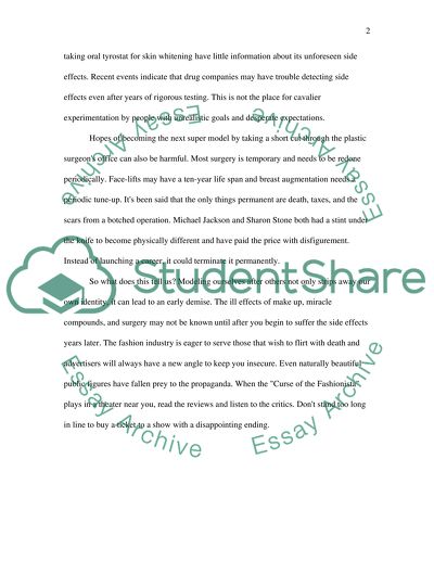 The Curse of the Fashionista