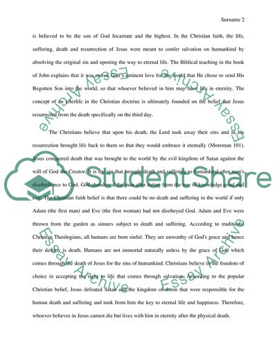 Comparing the Concepts of the Afterlife of Buddhism and Christianity