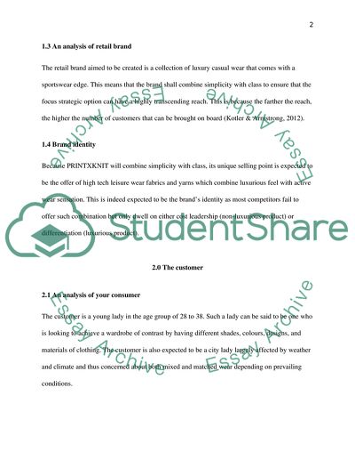 Fashion Business and marketing report PRINTXKNIT