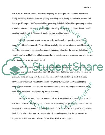 Black Preaching: The Recovery of a Powerful Art, by Henry Mitchell