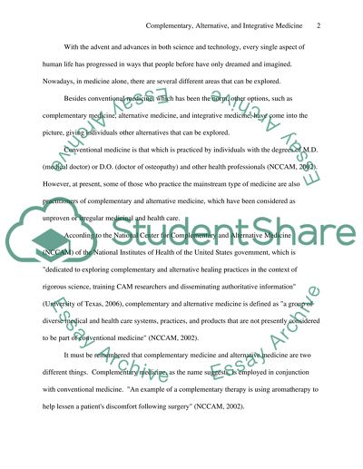 Is Conventional Medicine the Only Way to Go