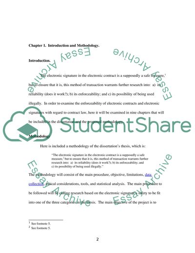 Electronic Signature in Contract Law