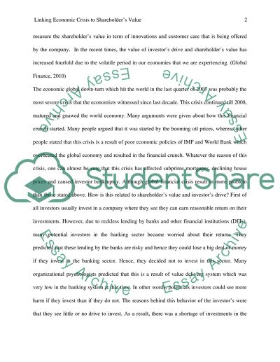 Macroeconomics. US markets