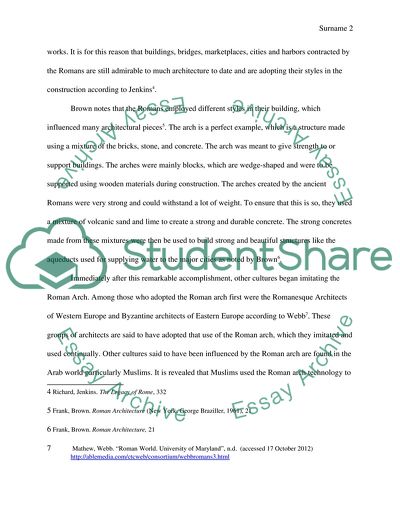 Influence of Ancient Rome on Architecture