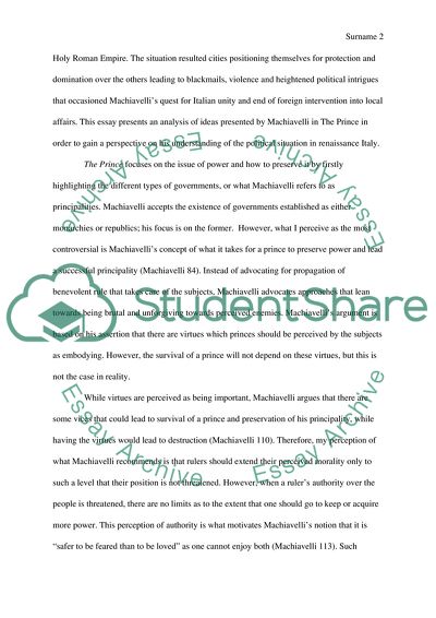 The Prince by Machiavelli