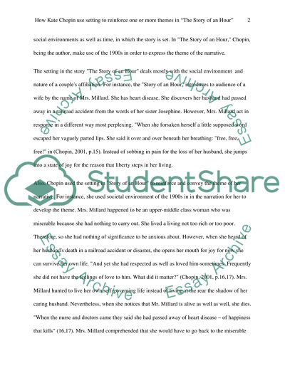 Реферат: Story Of An Hour Essay Research Paper