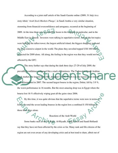 The Global Financial Crisis