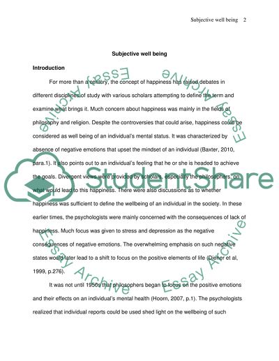 Mental health and wellbeing essay picture