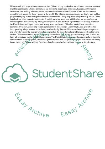 What drives Chinese into Buying Luxury Goods in the 21 century