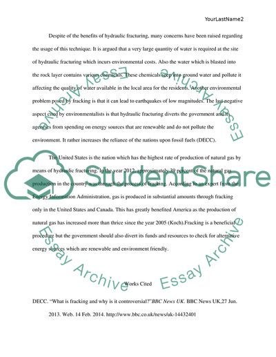 Advantages Of The Hydraulic Fracturing