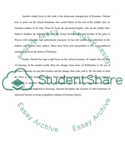 A Mighty Fortress: A New History of the German People by Steven Ozment