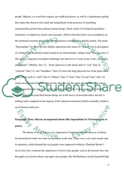 Reflection Literature In Prose or Poetry