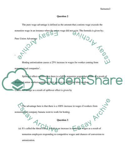 Labor Market Issuess homeworl