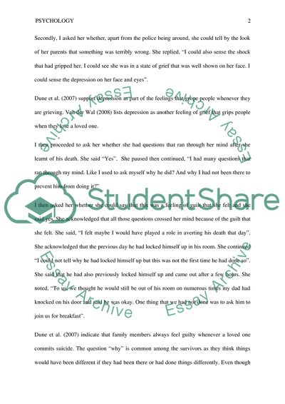 Impact of Suicide and Mental Illness on Families