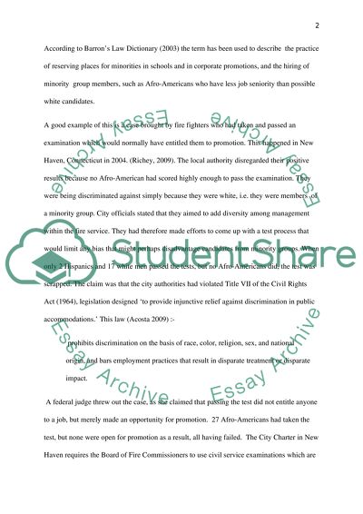 What Is Reverse Discrimination