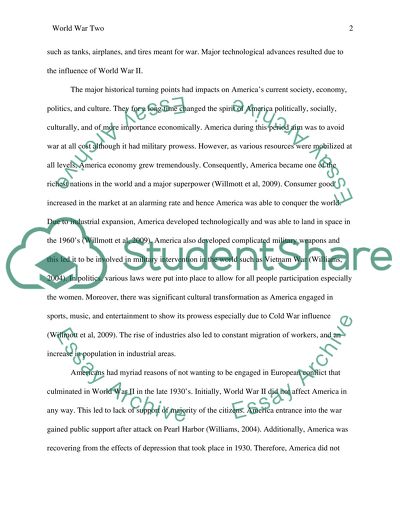 United States History, World War II through 1970s