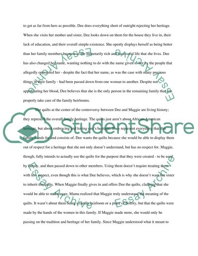 Everyday Use by Alice Walker