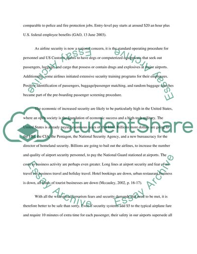 Economic of a Security System