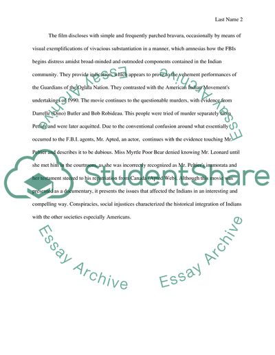 Incident at Oglala Review