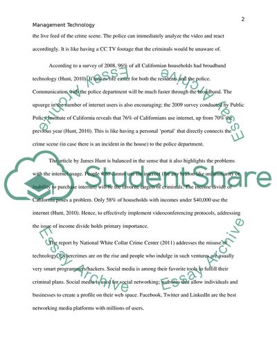 Trends in Management Technology