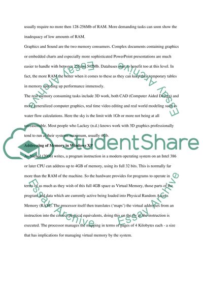 How Memory Is Implemented in a Modern Operating System