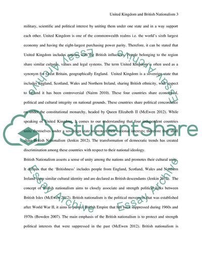 United Kingdom and British Nationalism