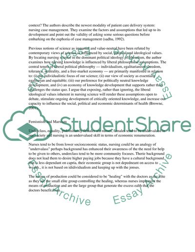 A Postcolonial Feminist Perspective in Nursing Research