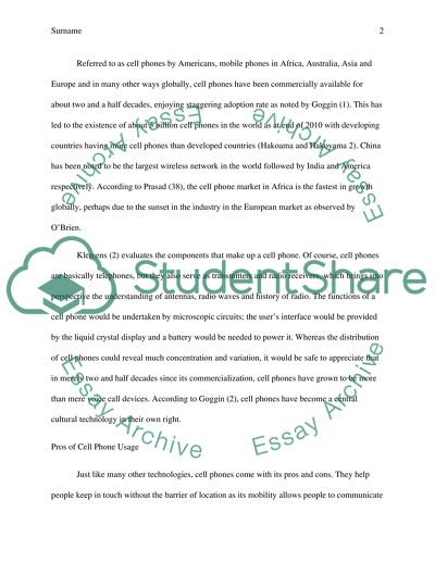 Global Impact of Cell Phones on Humans