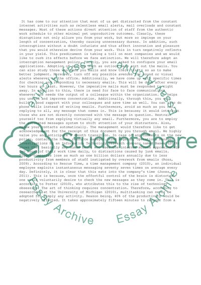 CASE - 1 Routine and Goodwill Emails