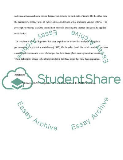 The Various Principles of Language Feature