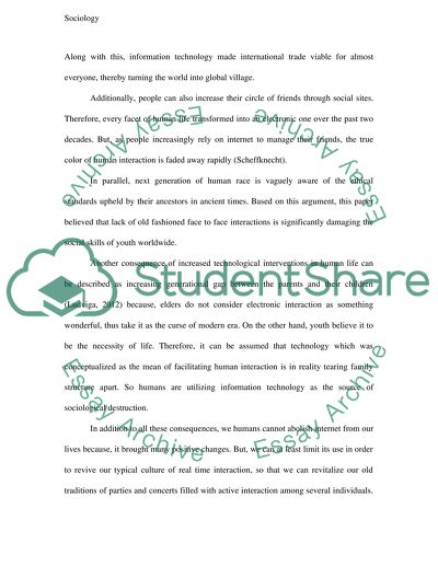 Humanitys Social Development