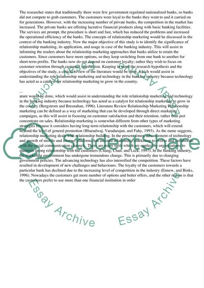 How Does Relationship Marketing Affect Customer Retention in Banking