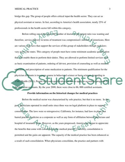 Growth and Development of the Medical Practice