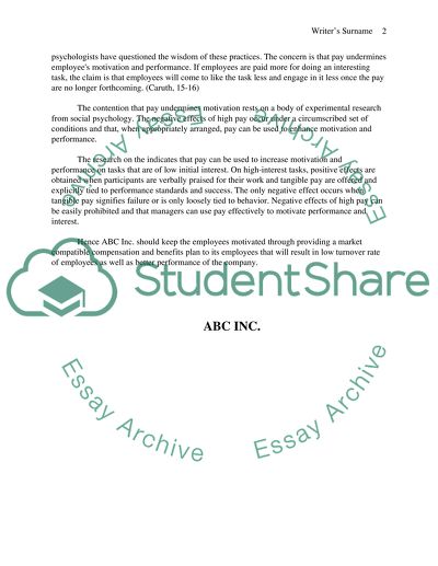 Problem of Absenteeism at ABC Inc