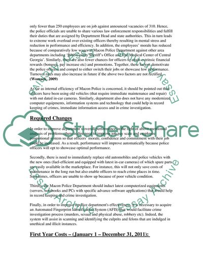 The Primary Goal of the Macon Police Department