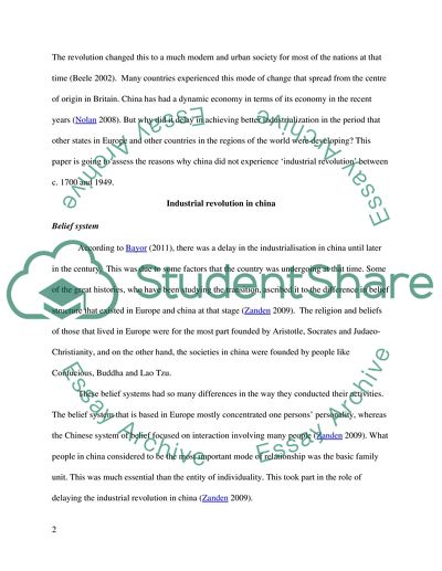 Industrial Revolution Essay ⋆ History Essay Examples ⋆ EssayEmpire