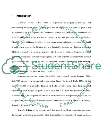 Americas Juvenile Justice System