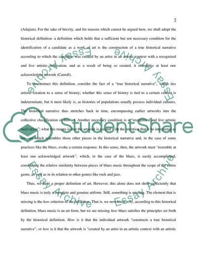 Blues as True American Art