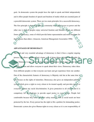 Democracy and Industrialization