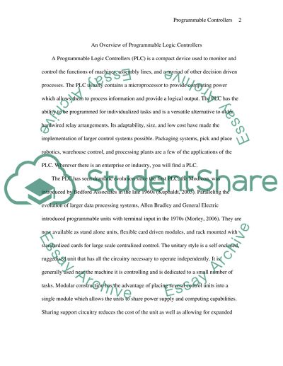 Programmable Logic Controllers
