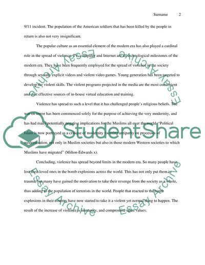 Humanities modern era