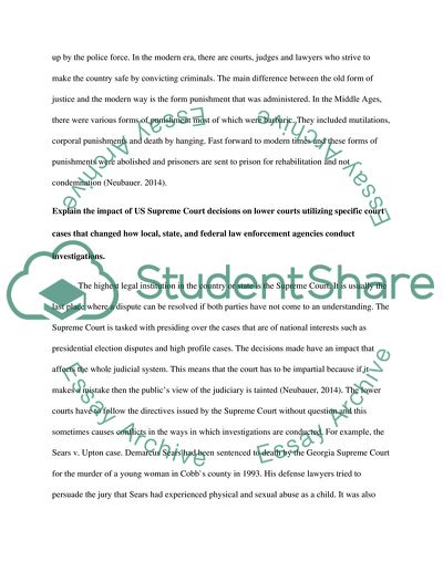 The Evolution of the Justice System