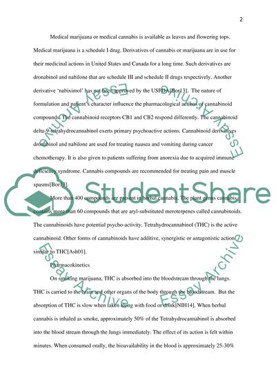 Effects of Medical Marijuana and Marijuana on the Brain System