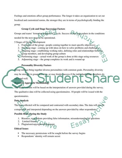 Small Work Teams and Their Contributions to the Organization