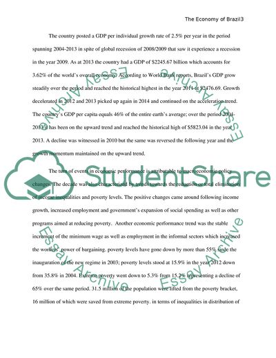 An Analysis of Brazils Economy for the Period 2004-2013