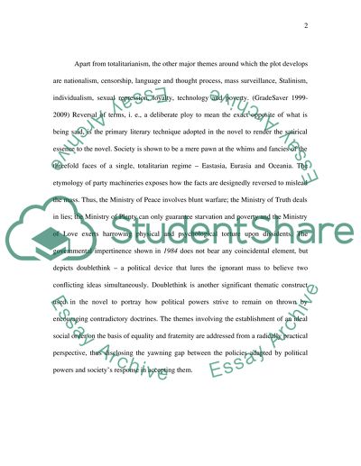 George Orwells 1984 and Americas Political News Media