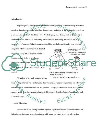 Psychological Disorders