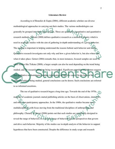 Research Methodological Approaches