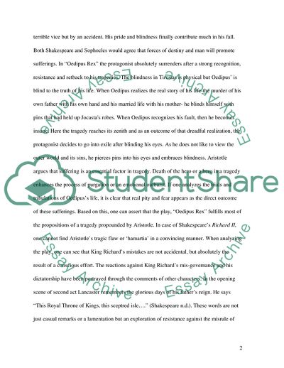 Definition of Tragedy and Its Characteristics